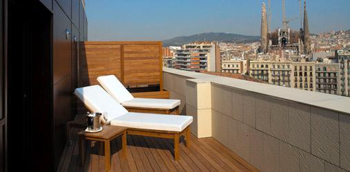 Hotel Gaudi suite terrace